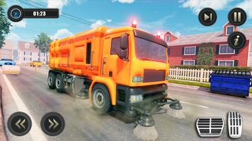 Garbage Clean Truck Driver Sim capture d'écran 2