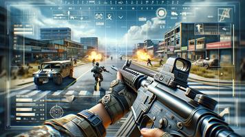 3D 槍戰遊戲 離線第一人稱射擊遊戲 2024 海報
