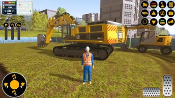 Construction Game 3D Excavator ポスター