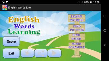 English Words Kids Lite الملصق