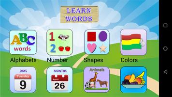 English Words Kids Lite اسکرین شاٹ 1