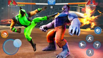 Superhero Fighting  3D captura de pantalla 1