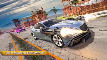 Traffic Car Shooter Racing Drive ảnh chụp màn hình 1