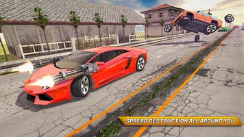 Traffic Car Shooter Racing Drive Simulator imagem de tela 2