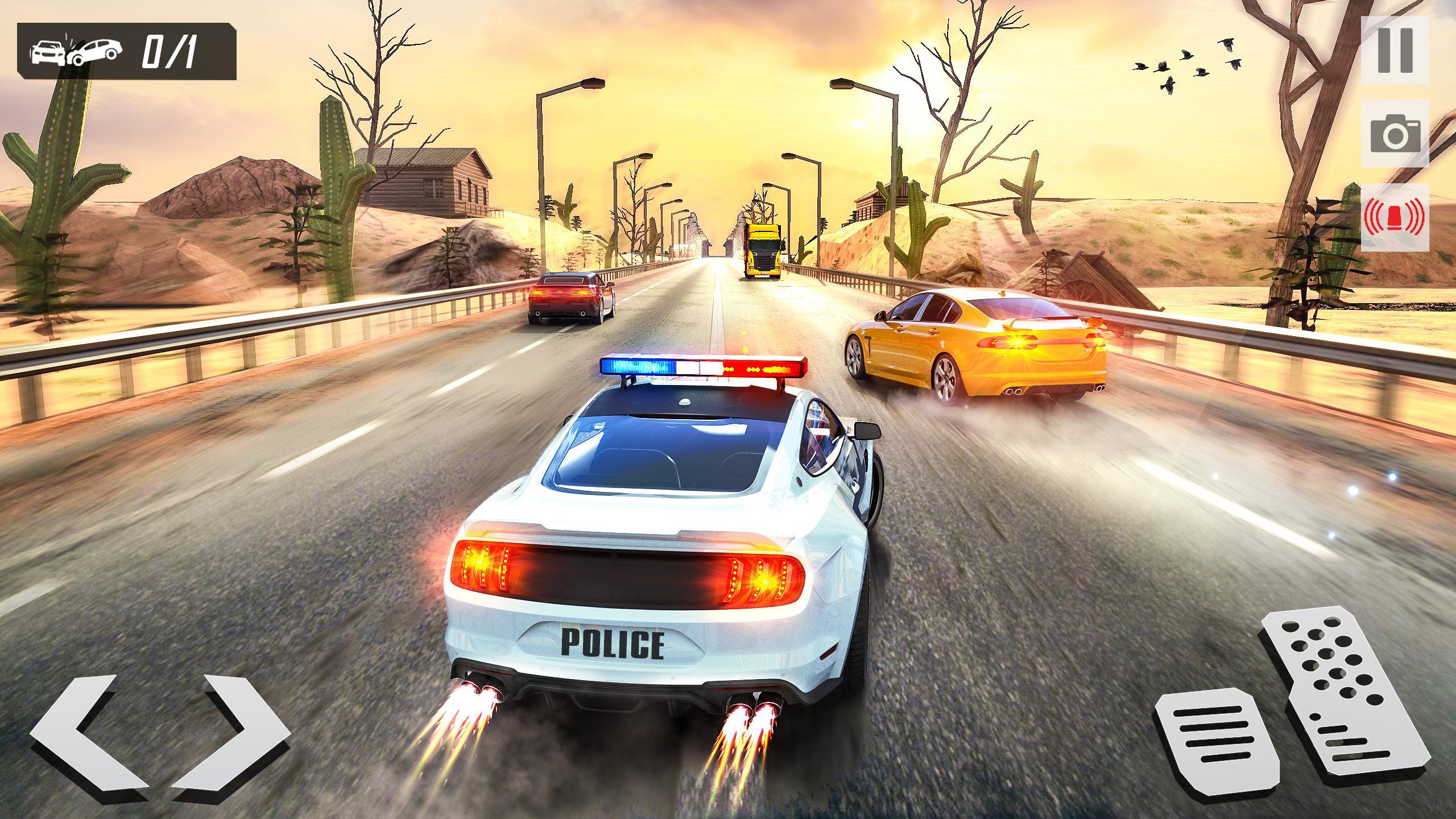 Android 用の 高速道路レーシングカーチェイス警察 警官シミュレータ Apk をダウンロード