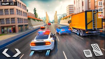 Autoroute Racing Police Car Chase: Cop Simulator capture d'écran 1