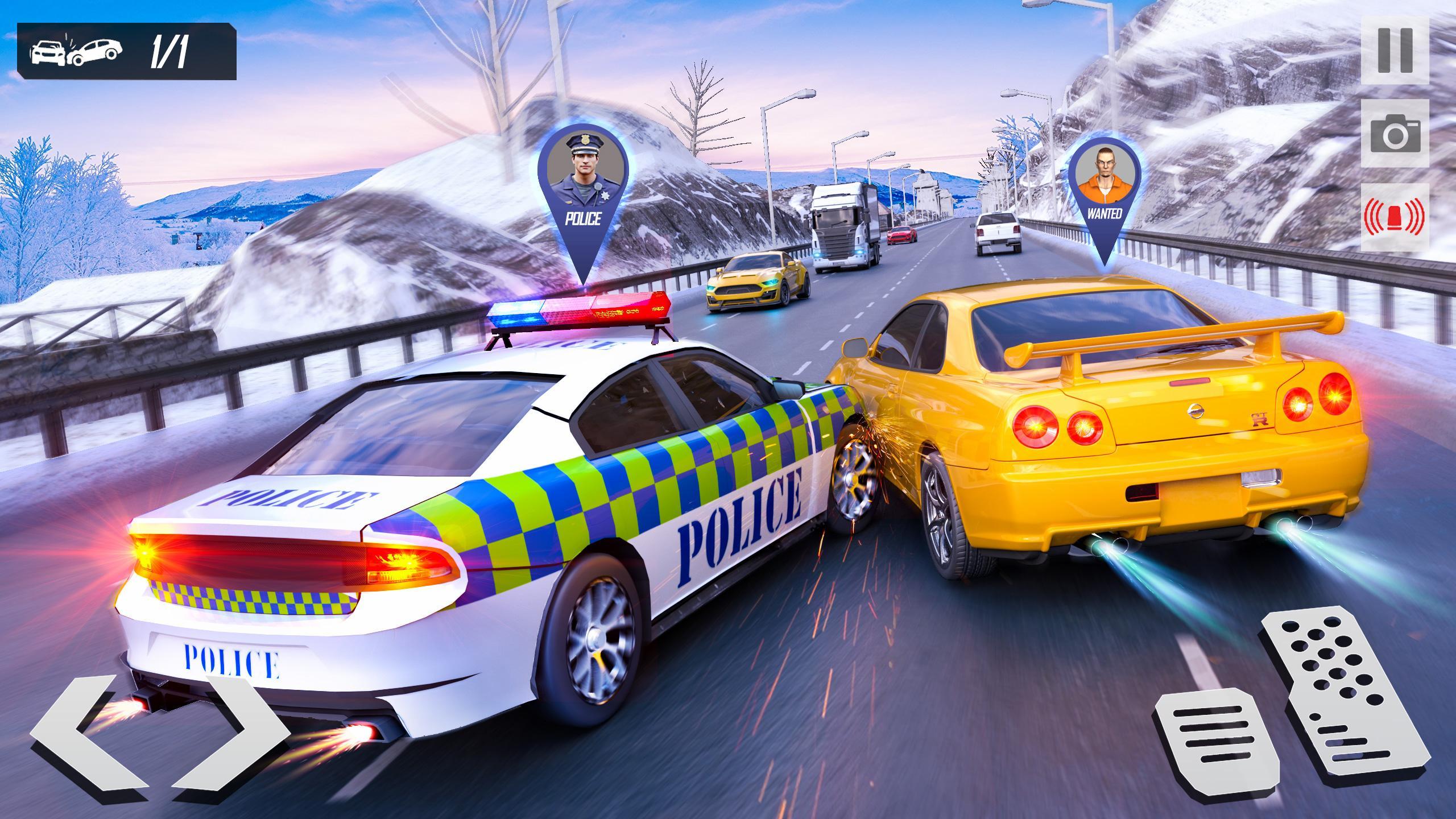 Android 用の 高速道路レーシングカーチェイス警察 警官シミュレータ Apk をダウンロード