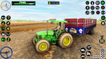 Village Tractor Driving Game الملصق