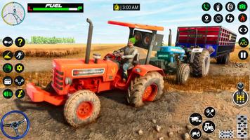 Village Tractor Driving Game تصوير الشاشة 1