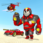 Panda Robot Helicopter أيقونة