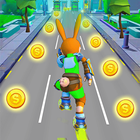 Rabbit-Cat Running أيقونة