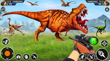 Dino Hunter Zoo Hunting Games Affiche