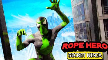 Secret Ninja Rope Hero Game 포스터
