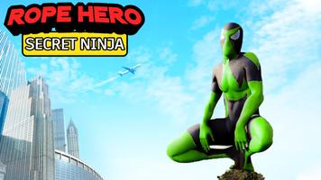 Secret Ninja Rope Hero Game 스크린샷 1