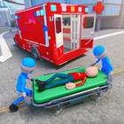 Stickman Ambulance Roof Stunts أيقونة