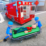 Stickman Ambulance Roof Stunts icon