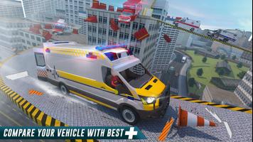 Stickman Ambulance Roof Stunts screenshot 3