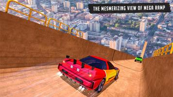 Mega Ramp Stunts Car Racer Track syot layar 3