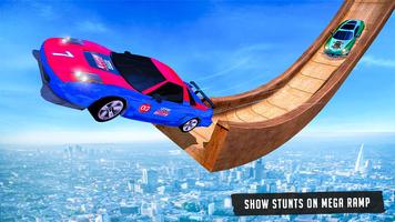 Mega Ramp Stunts Car Racer Track plakat