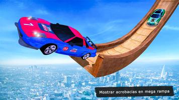 Mega Ramp Stunts Car Racer Track Poster