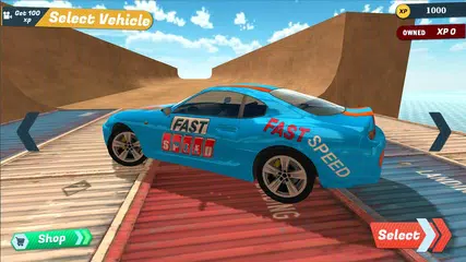 Descargar XAPK de Mega Ramp Stunts Car Racer Track