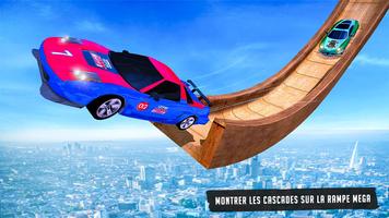 Mega Ramp Stunts Car Racer Track Affiche