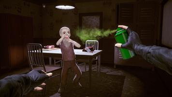 Effrayant Enfant Horreur Jeu3D capture d'écran 1