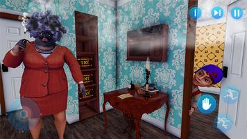 Scary Evil School Teacher 3D Spooky & Creepy Games imagem de tela 1