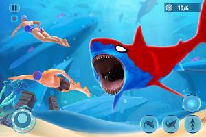 Shark Simulator Games: Sea & Beach Attack poster