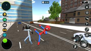 Spider Rope Fight Adventure تصوير الشاشة 1