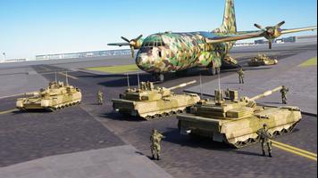 US Army Tank Transporter Airplane 포스터