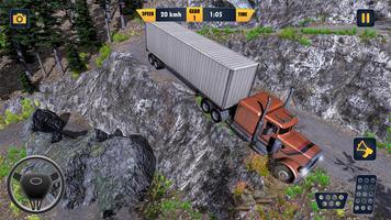 American Truck Cargo Car Transporter Driving 스크린샷 3