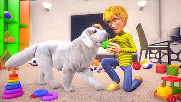 Virtual Pet Dog Puppy Simulator- Animal Life Games capture d'écran 1