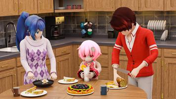 Anime Father Family Simulator screenshot 1