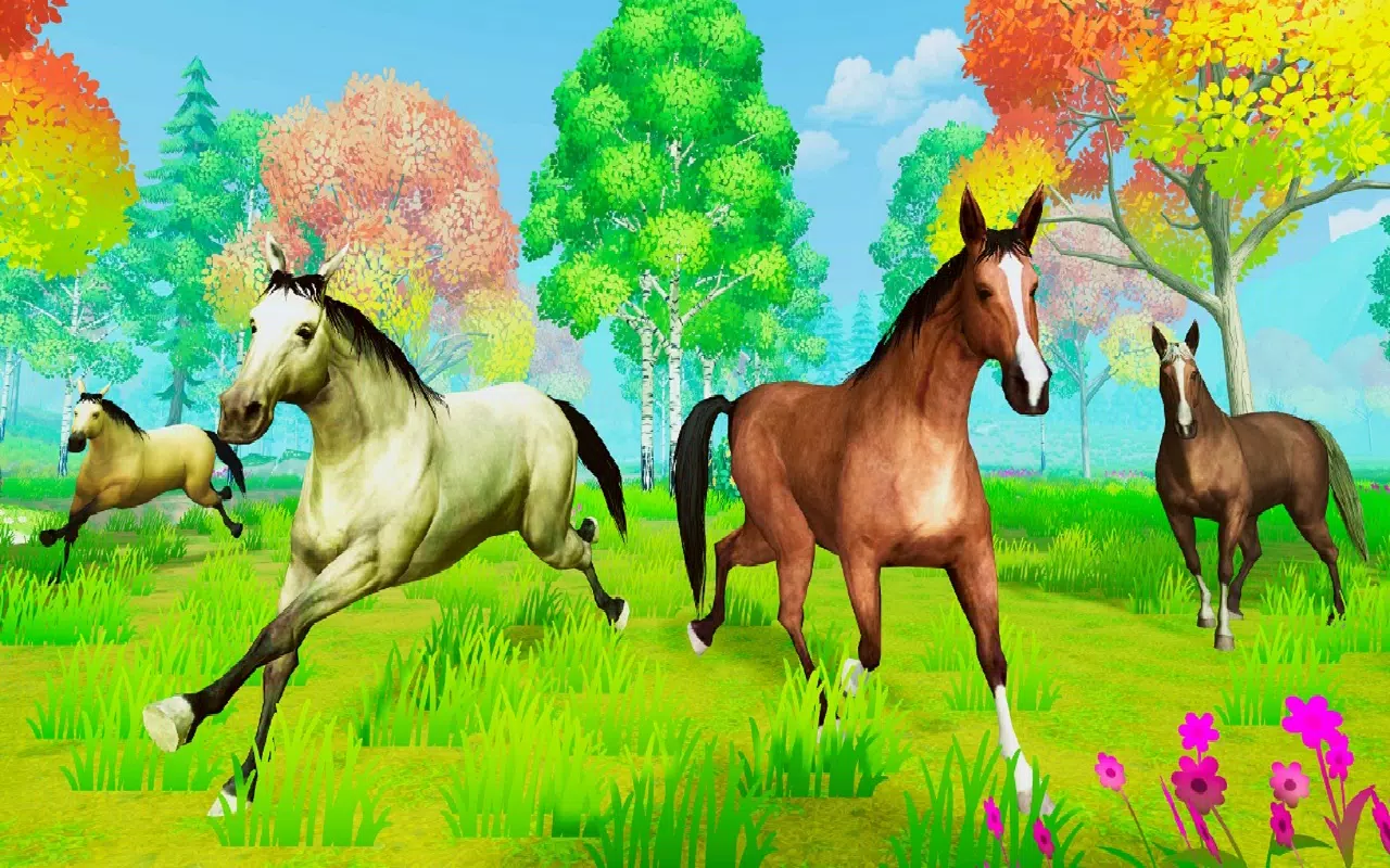 Download do APK de Cavalo Selvagem selva jogo para Android