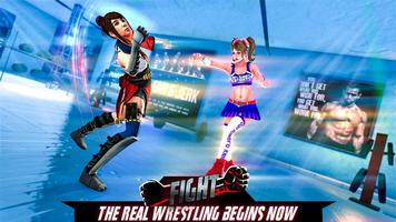 3 Schermata Girls Wrestling Ring Fight Champions