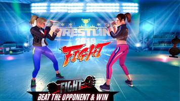 Poster Girls Wrestling Ring Fight Champions