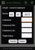 Control Colesterol syot layar 2