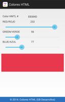 Colores HTML 스크린샷 2