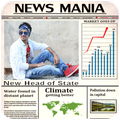 News Paper Photo Frames