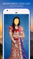 Indian Bridal Choli Suit Photo Frames-poster