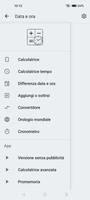 1 Schermata Calcolatrice Data e ora