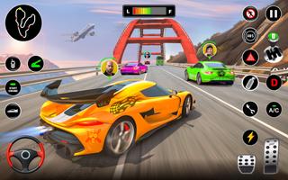 Racing in Highway Car 3D Games Ekran Görüntüsü 1