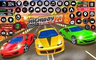 Highway Car Racing 3D Games تصوير الشاشة 3