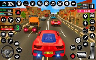 Highway Car Racing 3D Games পোস্টার