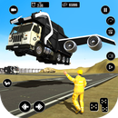 City Garbage Flying Truck 3D APK