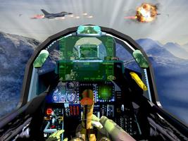 F18vf22 sim de frappe d'attaque de combat Affiche