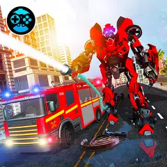 Baixar Firefighter Real Robot Rescue Firetruck Simulator APK