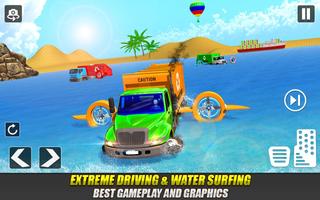 Garbage Truck Water Surfing screenshot 1