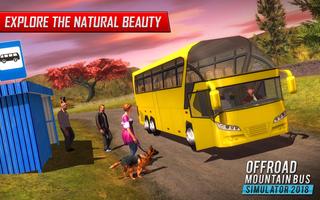 Offroad Tracks Bus Racing: Driving games Plakat